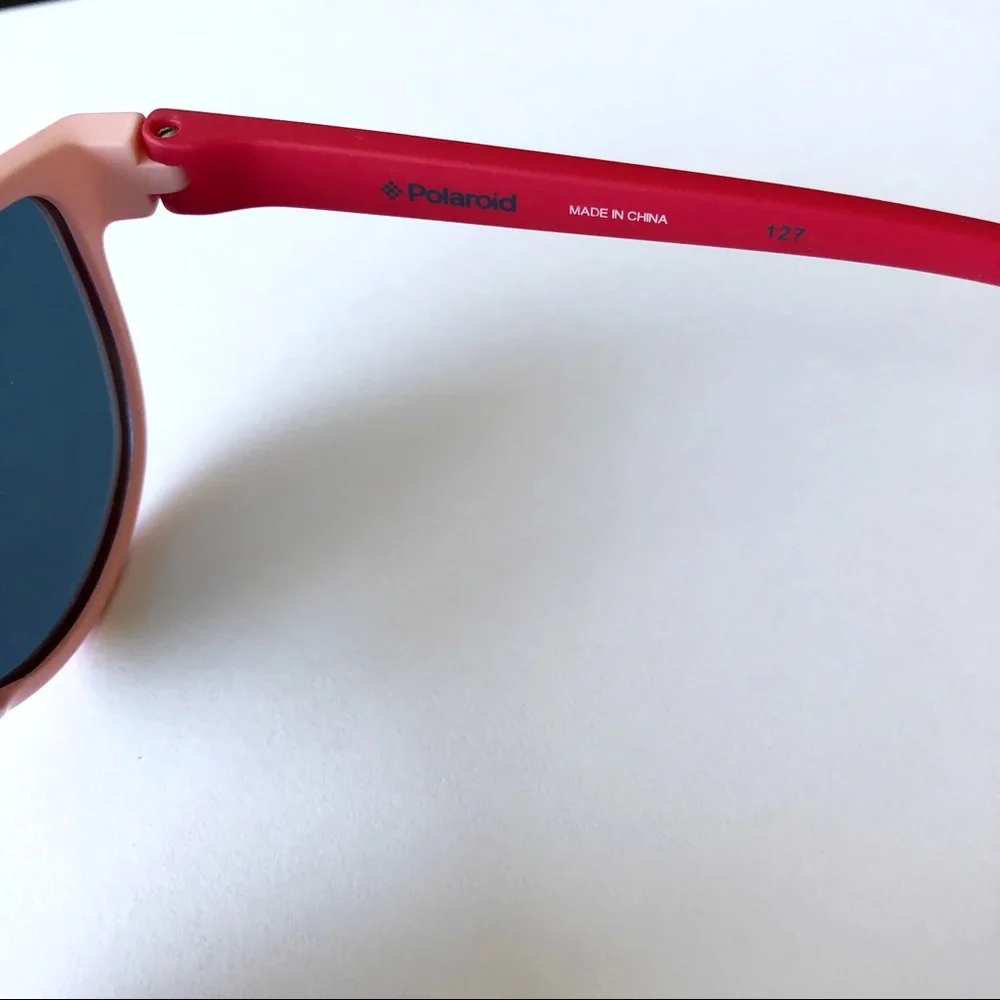 Polaroid Kids Polarized Baby Sunglasses • Two-Tone Pink/Red